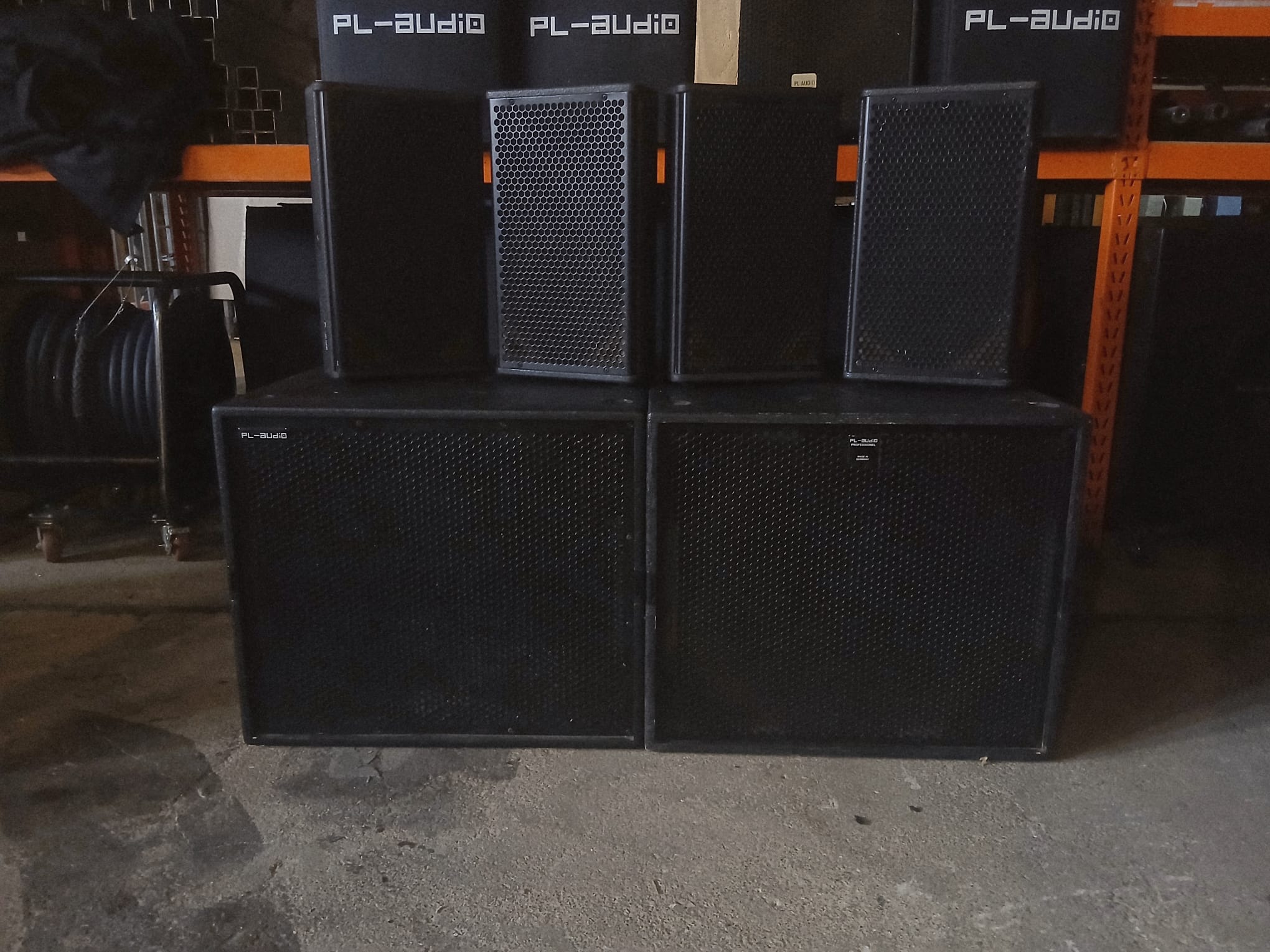 image 3400 Watt PL audio 4 corners Mini Sound system