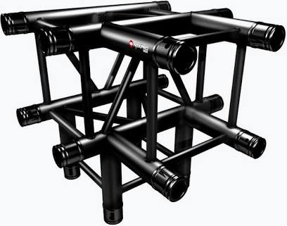 image Black Truss - 3 ways corner- Global Truss F34-B T40